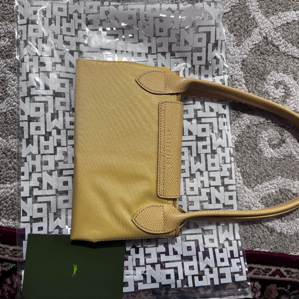 Yellow LongChamp Tote